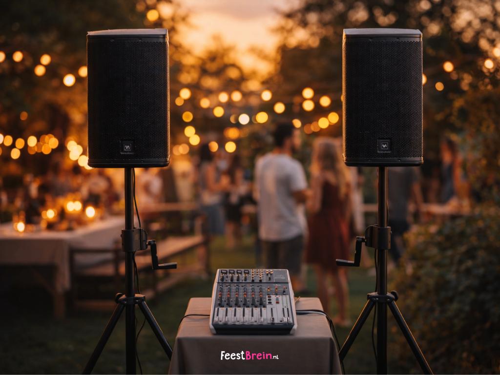 Speakers huren voor feest | Geluidsinstallatie | Vanaf €95, Ophalen of Verzenden, Nieuw, Overige merken
