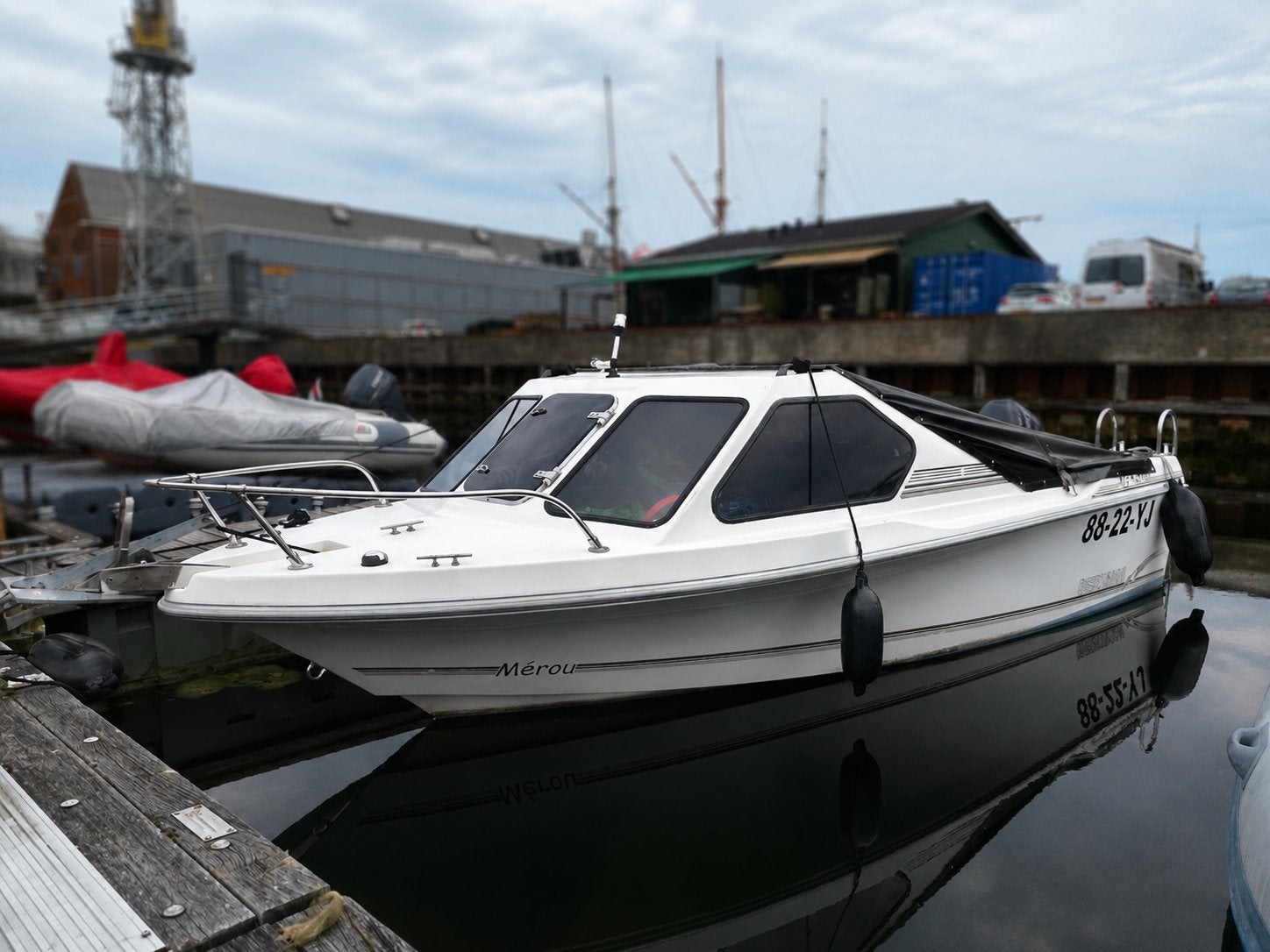 Beekman Alpha505 5x2m Yamaha60PK 4-takt Vaarklaar, Watersport en Boten, Motorboten en Motorjachten, 60 pk, 70 cm, Gebruikt, Afdekzeil