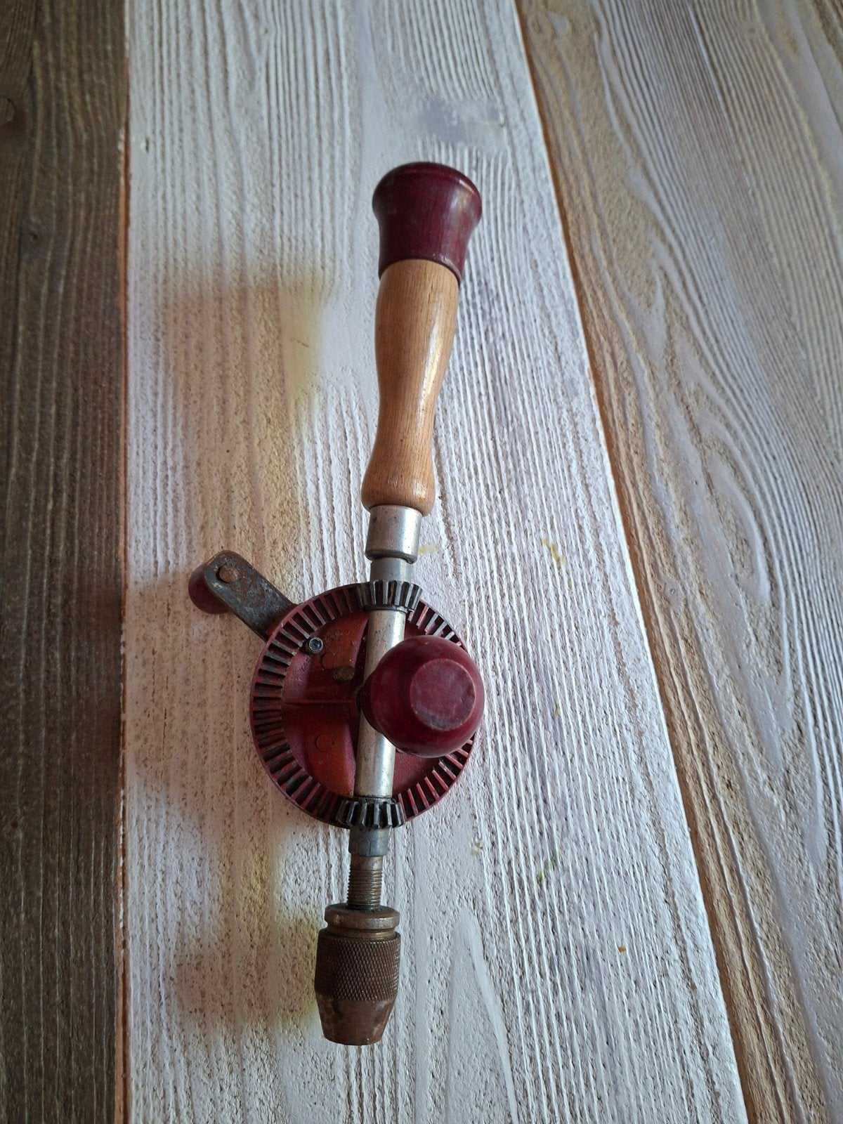Vintage handboor - Perfect voor houtbewerking, Ophalen of Verzenden