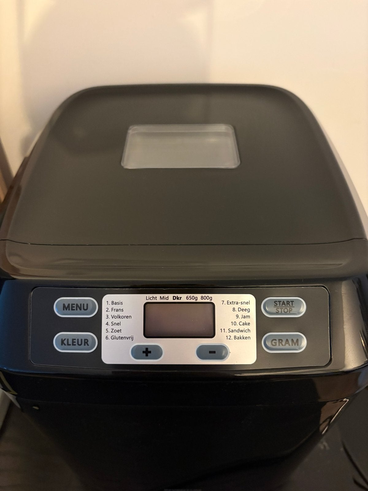 Inventum broodbakmachine - Zo goed als nieuw, Met timer, 800 tot 1200 gram deeg, Ophalen of Verzenden, Zo goed als nieuw