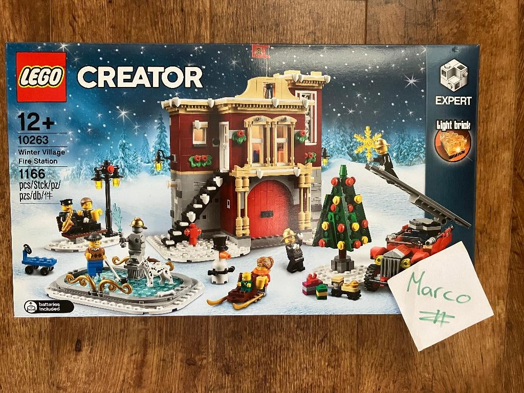 LEGO Creator Expert 10263 Brandweerkazerne *NIEUW in doos*, Lego, Ophalen of Verzenden, Nieuw, Compleet
