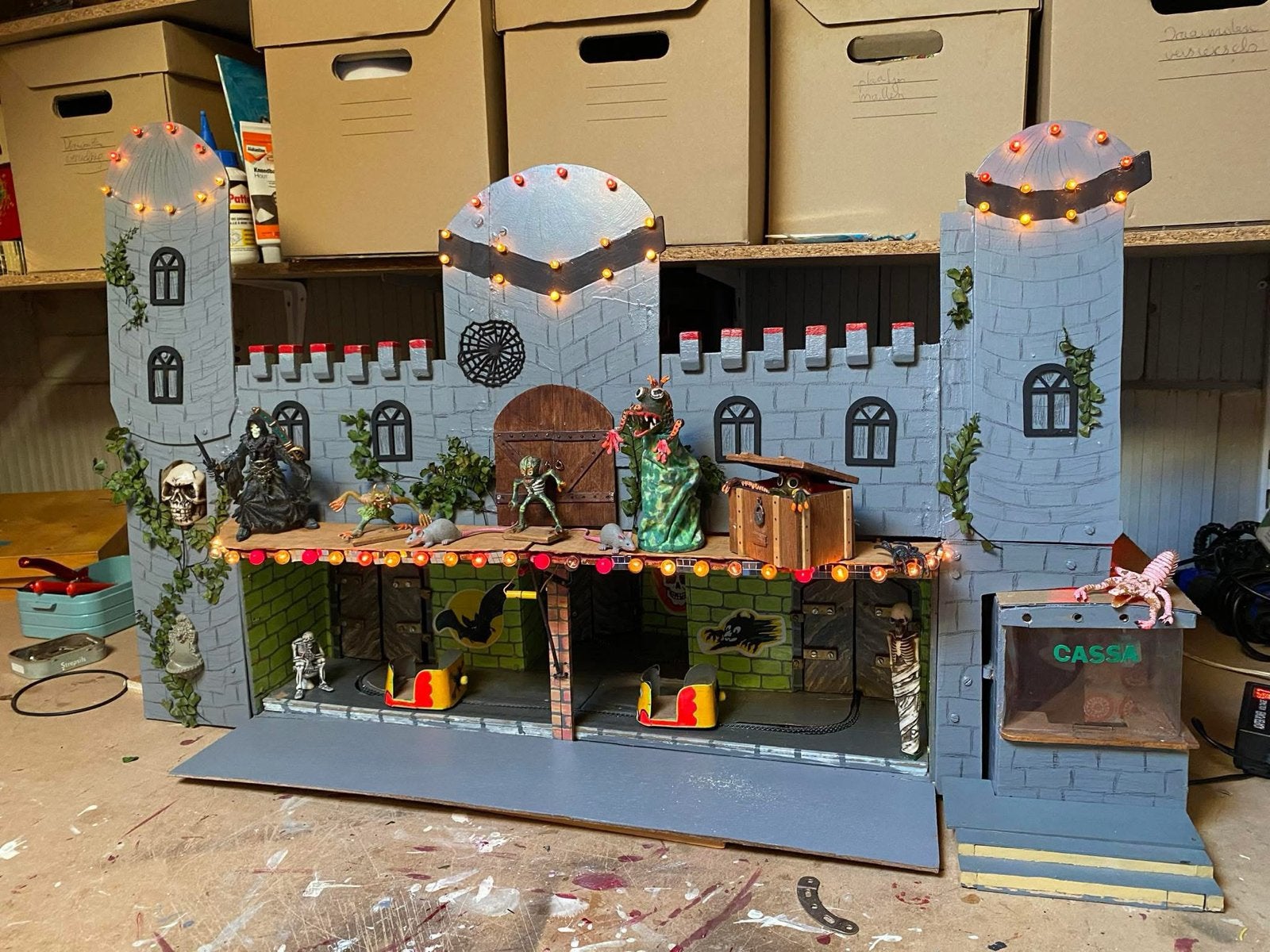 Modelbouw spookhuis kermis, Ophalen, Gebruikt, Groter dan 1:32
