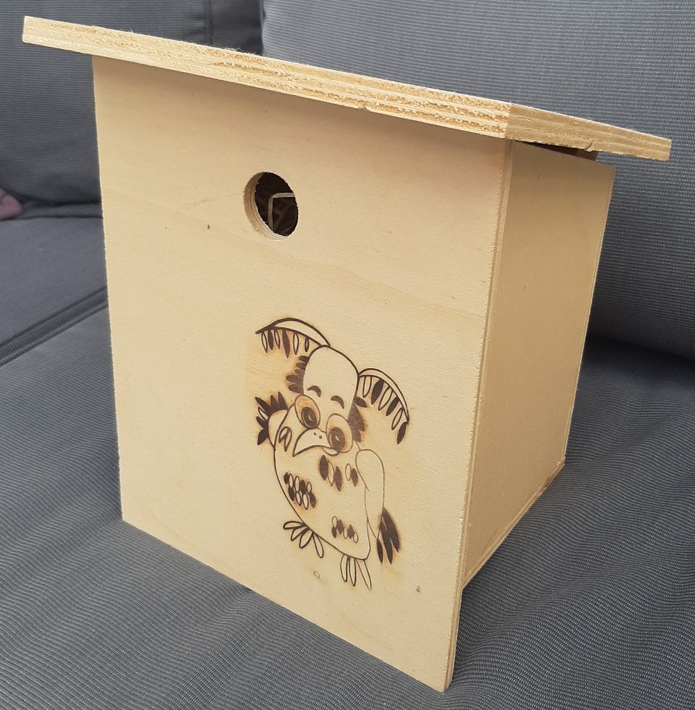 Houten vogelhuisje, Ophalen, Nieuw