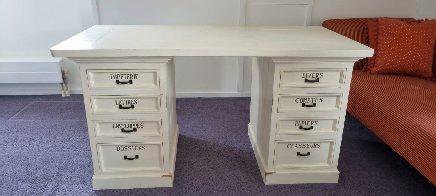 Origineel Riviera Maison bureau - Gebruikt, goede staat, Ophalen, Gebruikt, Hout, Overige merken