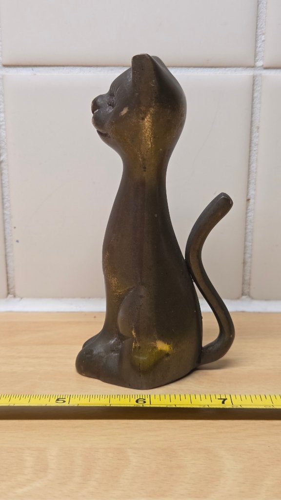 Caravell design Messing kat sculptuur Caravell design, Antiek en Kunst, Ophalen of Verzenden, Brons