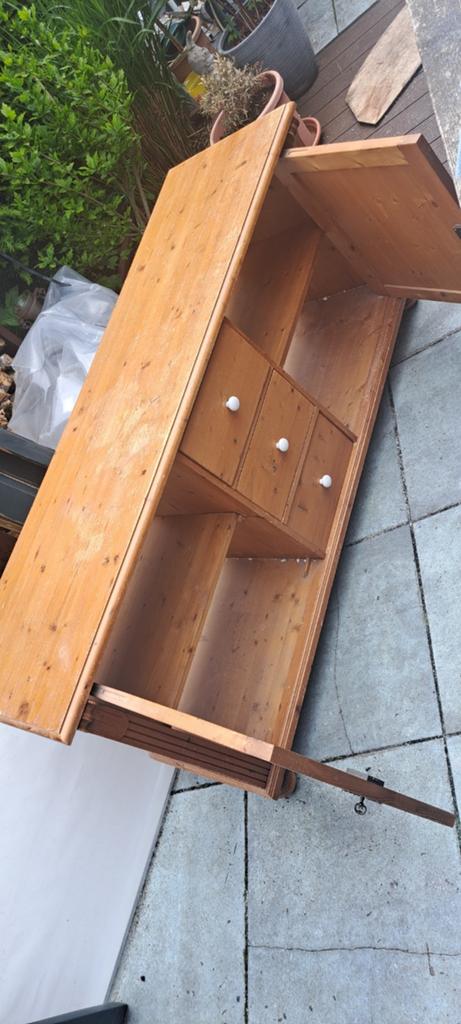 Grenen dressoir 170x50x78cm, Huis en Inrichting, Kasten | Dressoirs, Gebruikt, 150 tot 200 cm, 50 tot 75 cm, Met lade(s), Met deur(en)