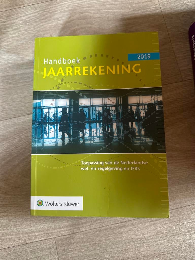 Handboek Jaarrekening 2019 - Wolters Kluwer, Ophalen of Verzenden, Gelezen, Accountancy en Administratie