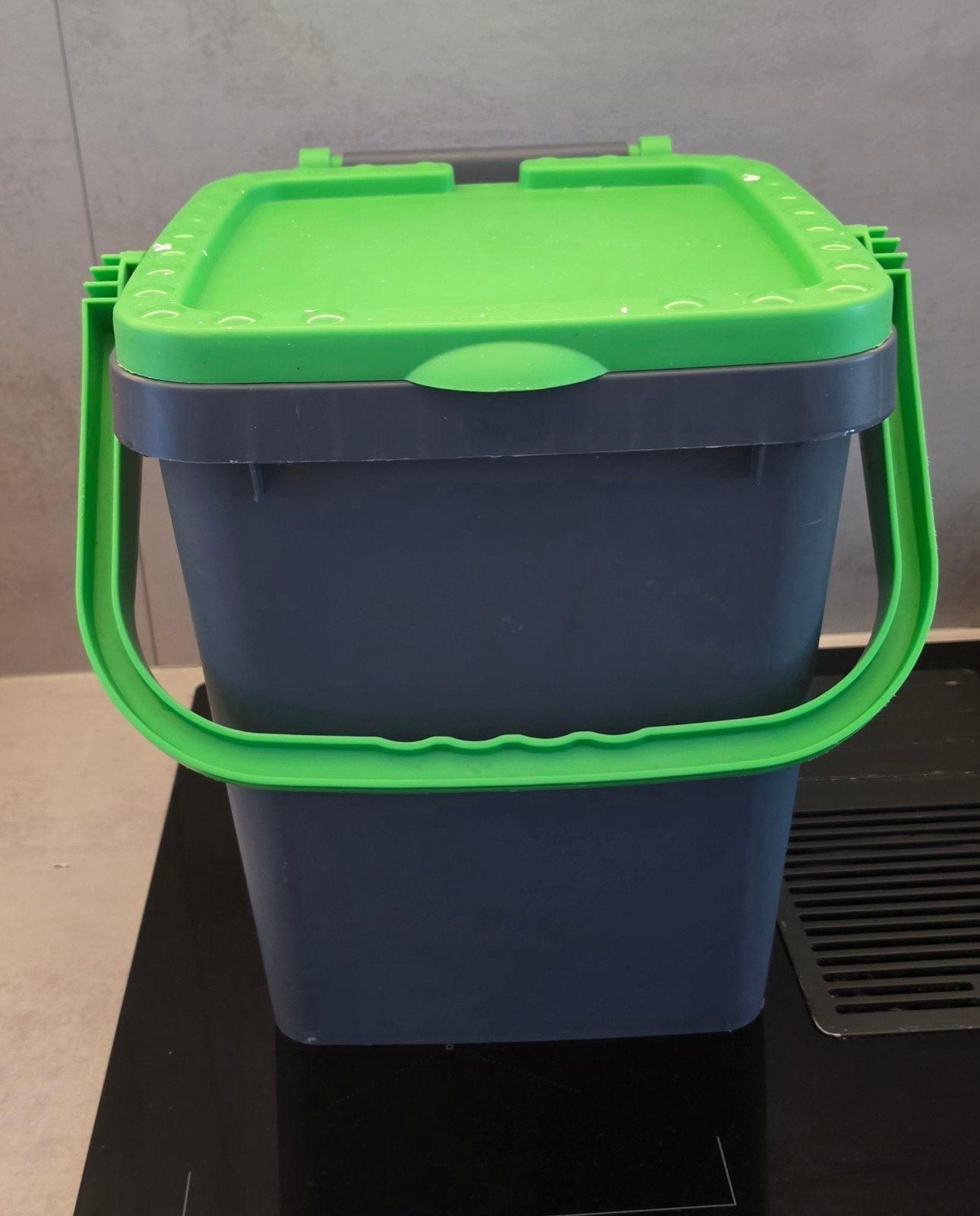 Ecoplast GFT-emmer met deksel en handvat - 20 liter, Huis en Inrichting, Woonaccessoires | Prullenbakken, Ophalen, Kunststof, Gebruikt