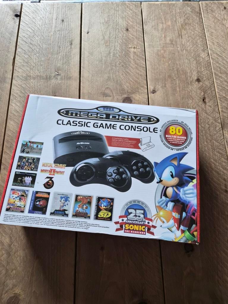 Sega Classic Game Console (Mini) - 80 ingebouwde, Spelcomputers en Games, Spelcomputers | Sega, Ophalen of Verzenden, Zo goed als nieuw