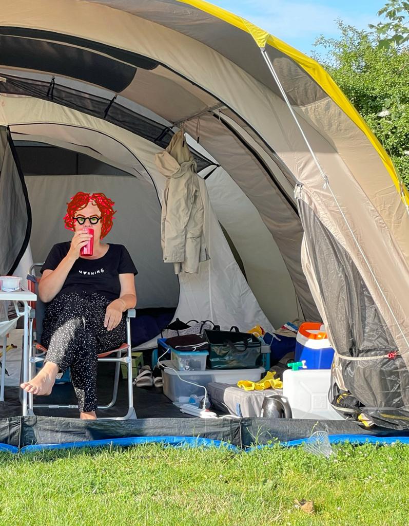 Quecha - Tent compleet met inrichting (koken, zitten en…), Caravans en Kamperen, Ophalen, Gebruikt, Tot en met 6