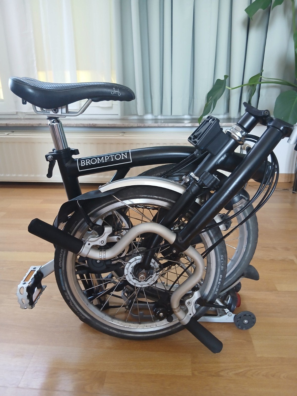 Brompton M6R (ANTWERPEN), Fietsen en Brommers, Fietsen | Vouwfietsen, Ophalen, Gebruikt, Brompton, 16 tot 18 inch