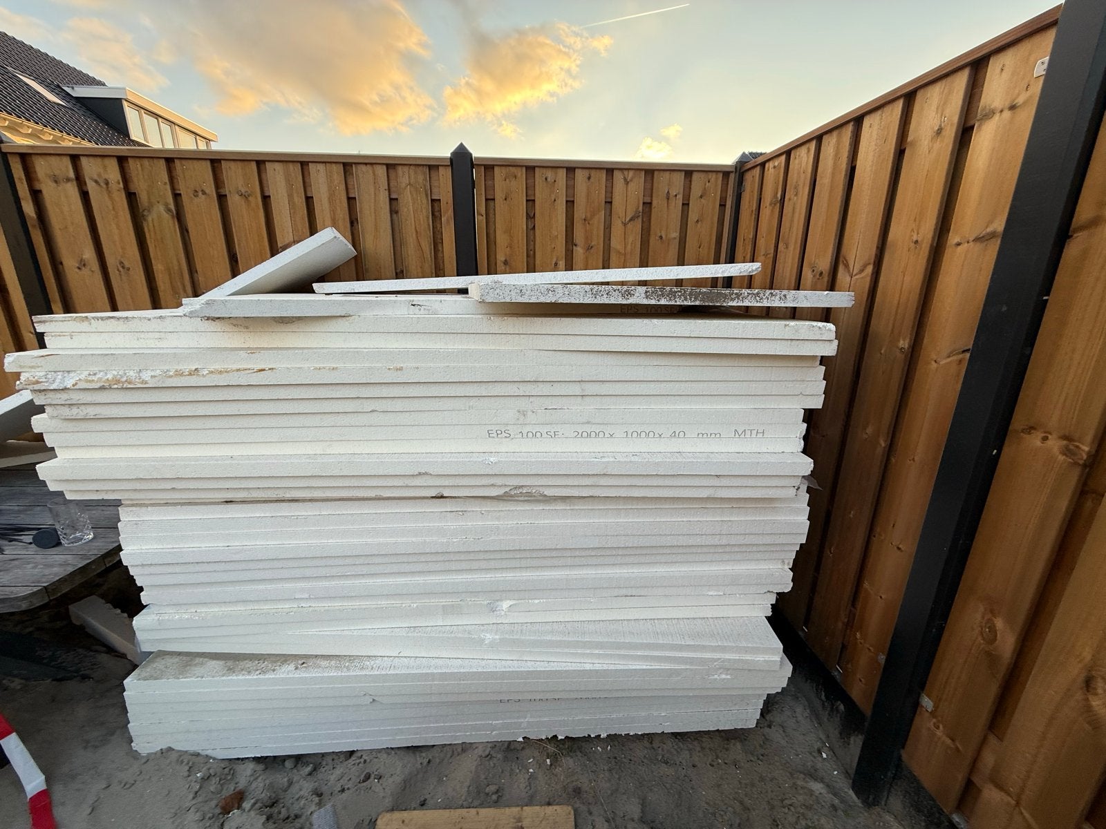EPS 100SE Isolatieplaten - 2000x1000x40mm, Gebruikt, 15 m² of meer, Vloerisolatie, Piepschuim (Tempex)