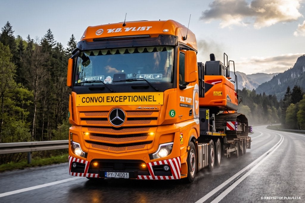 IMC MODELS  MERCEDES ACTROS 6X2 + MCOS  VD VLIST, Ophalen of Verzenden, Nieuw, Bus of Vrachtwagen, Overige merken