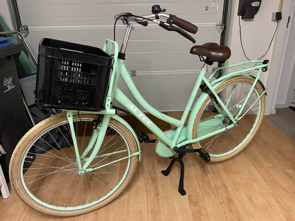 Altec Urban Fiets - Mintgroen 28 Inch, 56 cm of meer, Ophalen, Gebruikt, Handrem