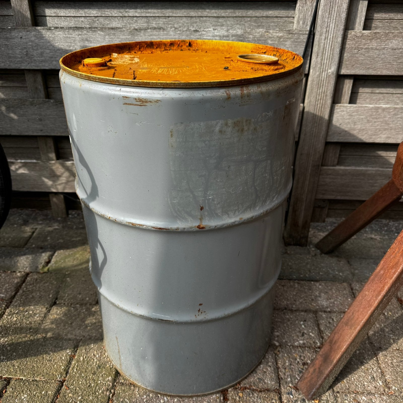 Olievat, Tuin en Terras, Vuurkorven, Ophalen, Zo goed als nieuw