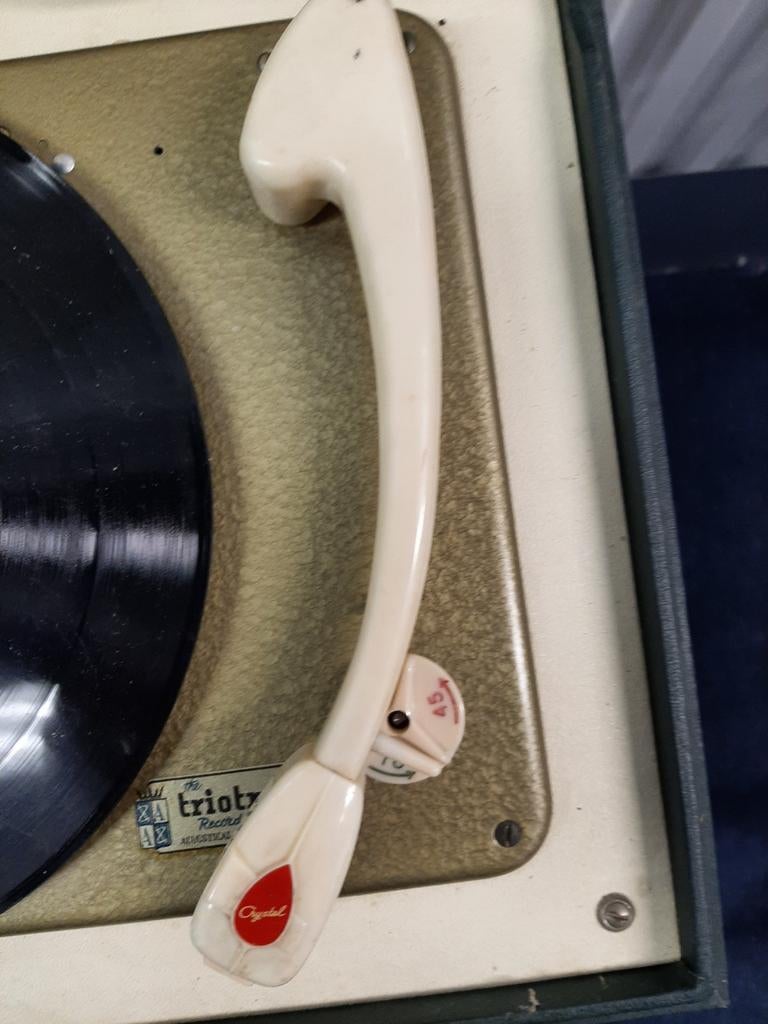 Vintage Platenspeler - Koffermodel, Ophalen of Verzenden, Gebruikt, Platenspeler, Philips