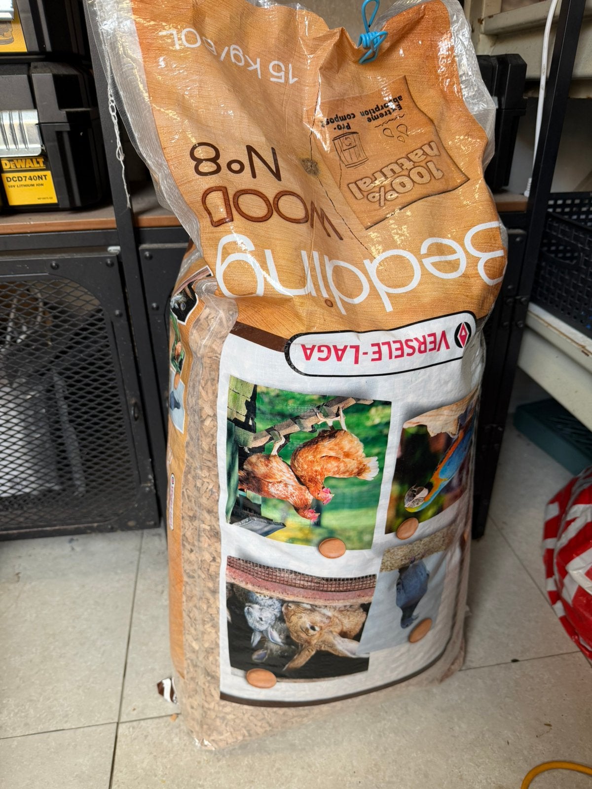 Bodem houtsnippers 15 kg, Ophalen, Nieuw, Zand en Verzorging