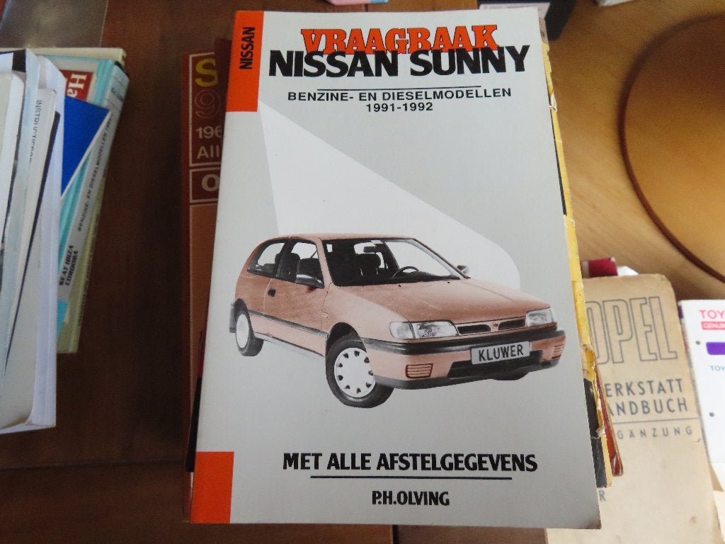 Vraagbaak Nissan Sunny benzine, Nissan Sunny diesel af 1991, Ophalen of Verzenden