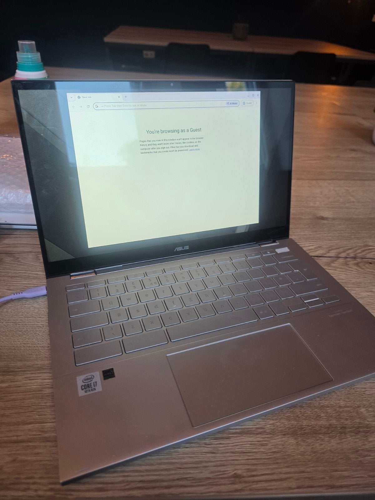 Asus Chromebook touch screen 360° i7 10th 16gb ram 256gb, 256 GB, Asus, Ophalen of Verzenden, Zo goed als nieuw