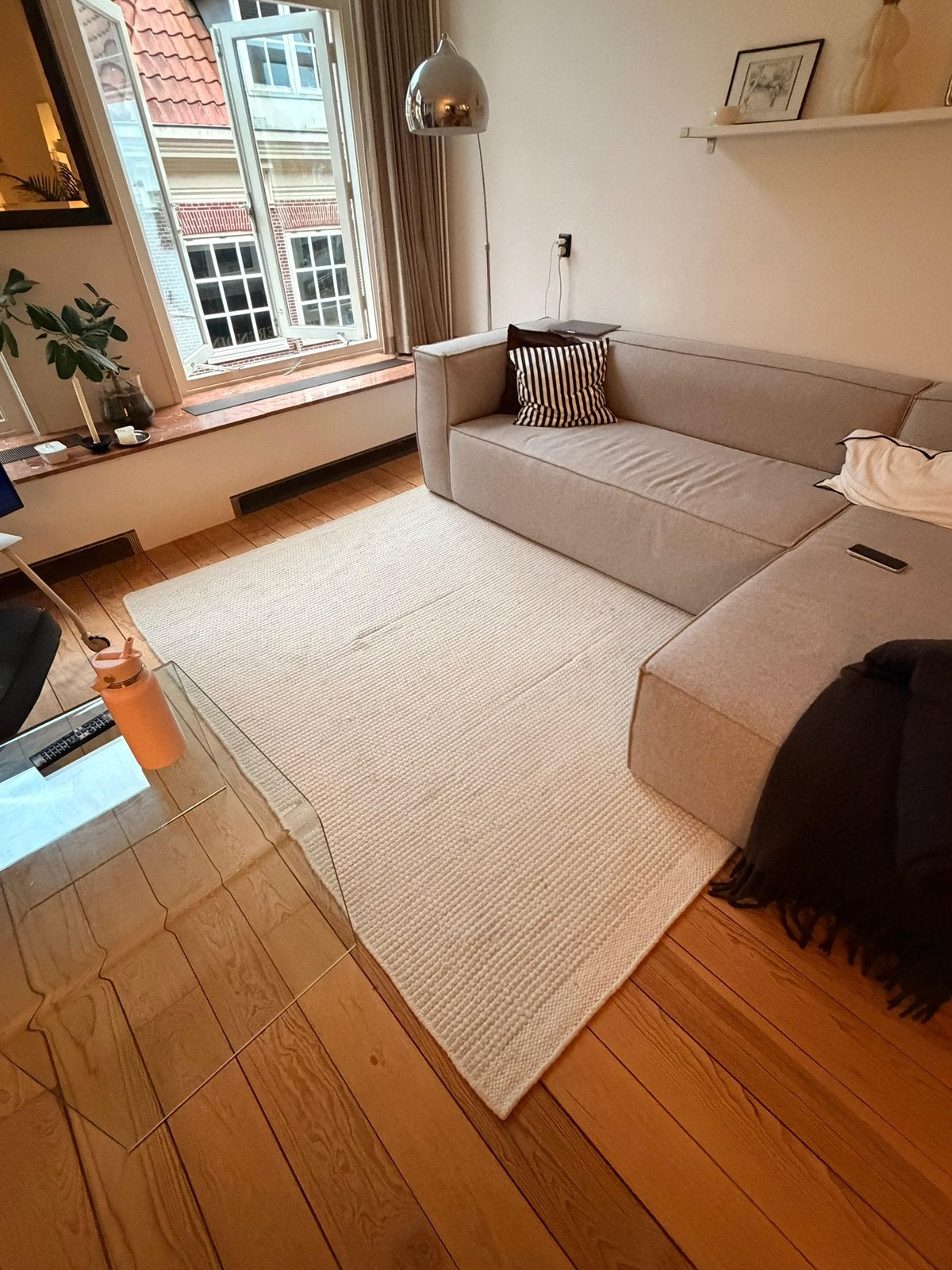 Wollen vloerkleed 160 x 230, Ophalen, Zo goed als nieuw