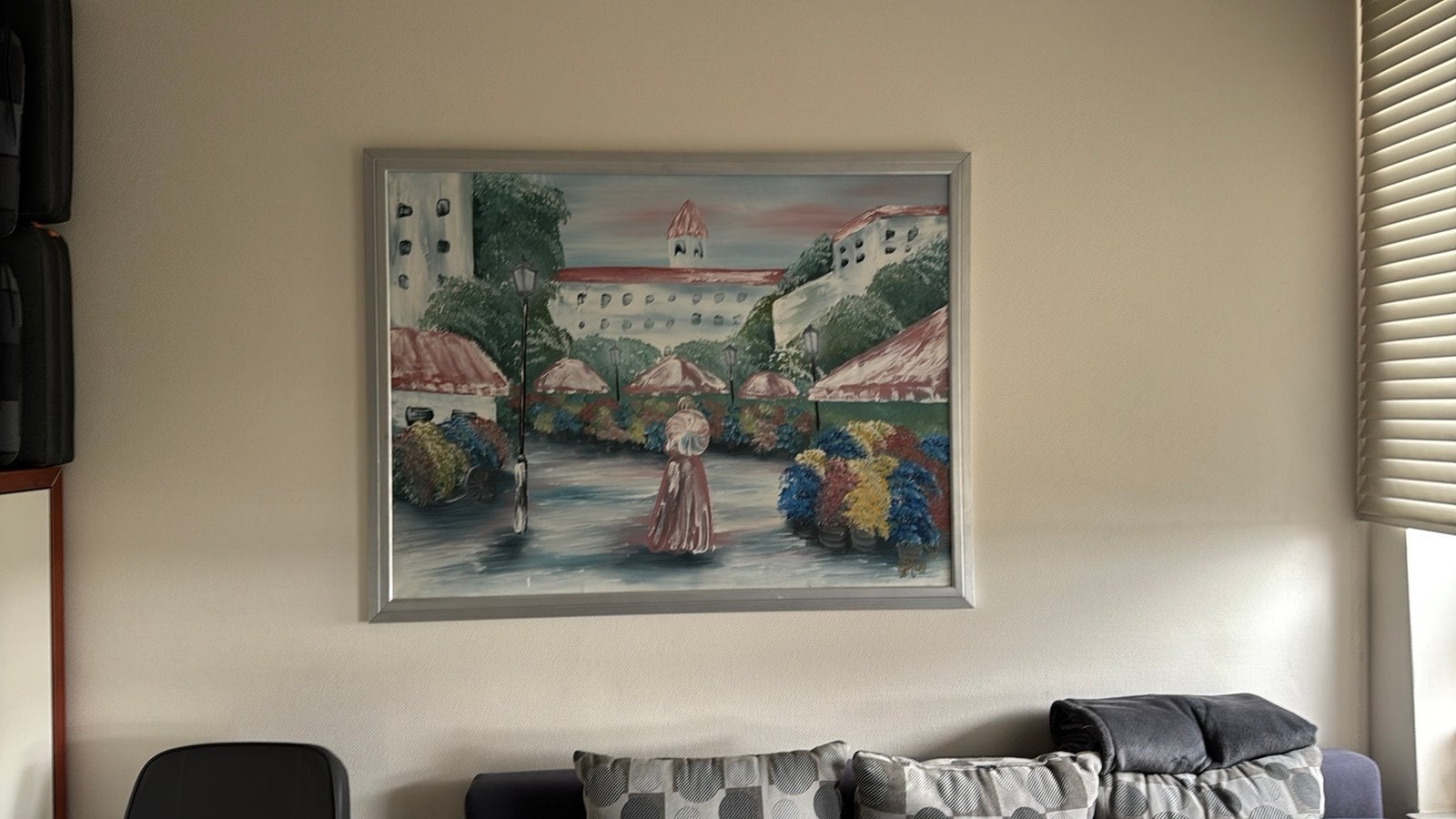 Modern schilderij, Ophalen