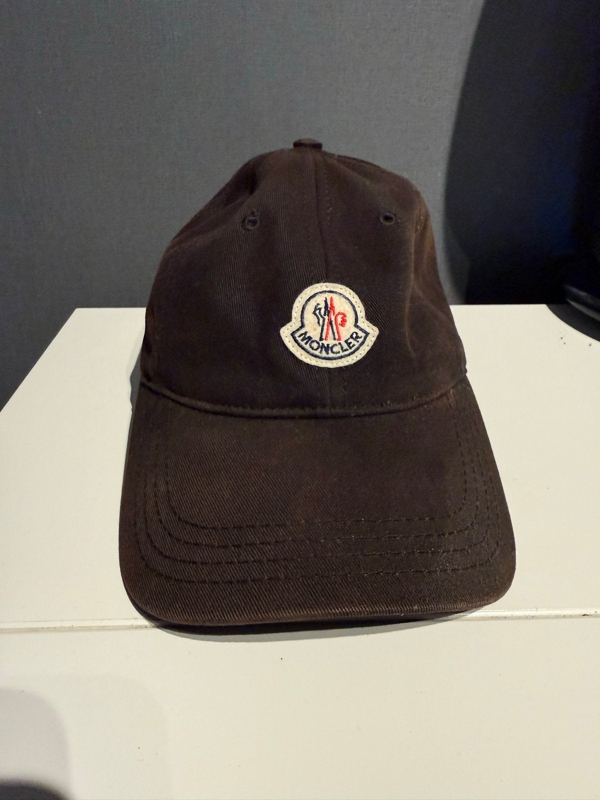 Originele Moncler pet, Kleding | Heren, Ophalen of Verzenden, Gedragen, One size fits all, Pet