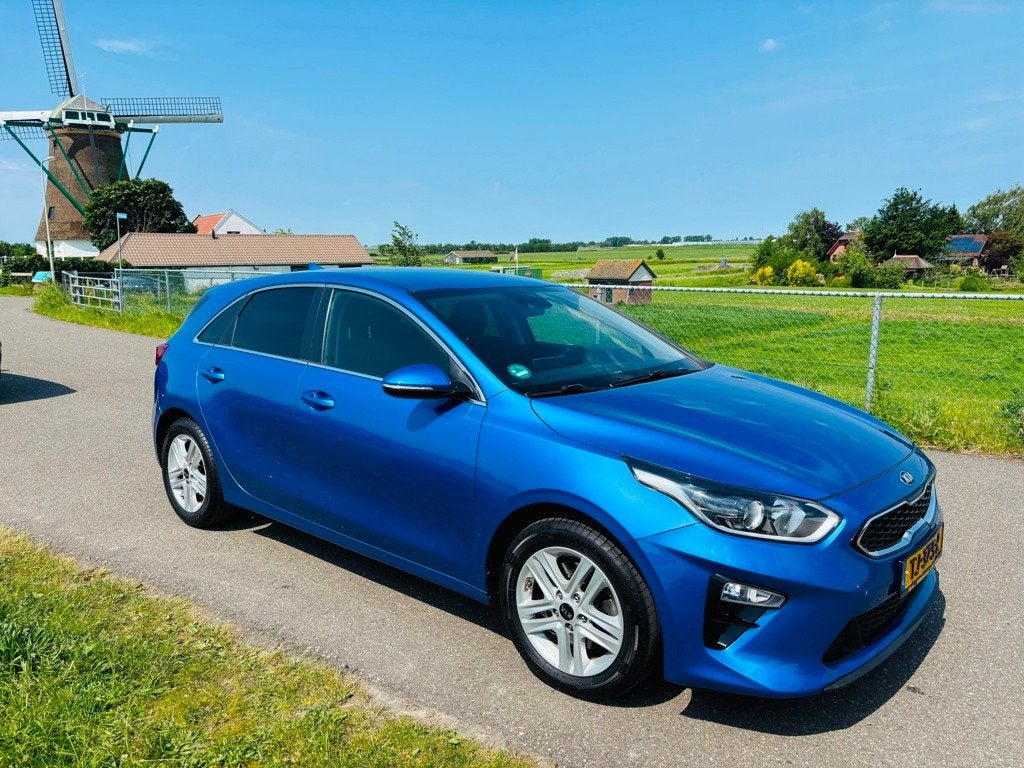 Kia Ceed 1.0 T-GDi DynamicLine|Apple Carplay|Camera|Lijn her, Auto's, Dealer onderhouden, Stof, Gebruikt, Blauw