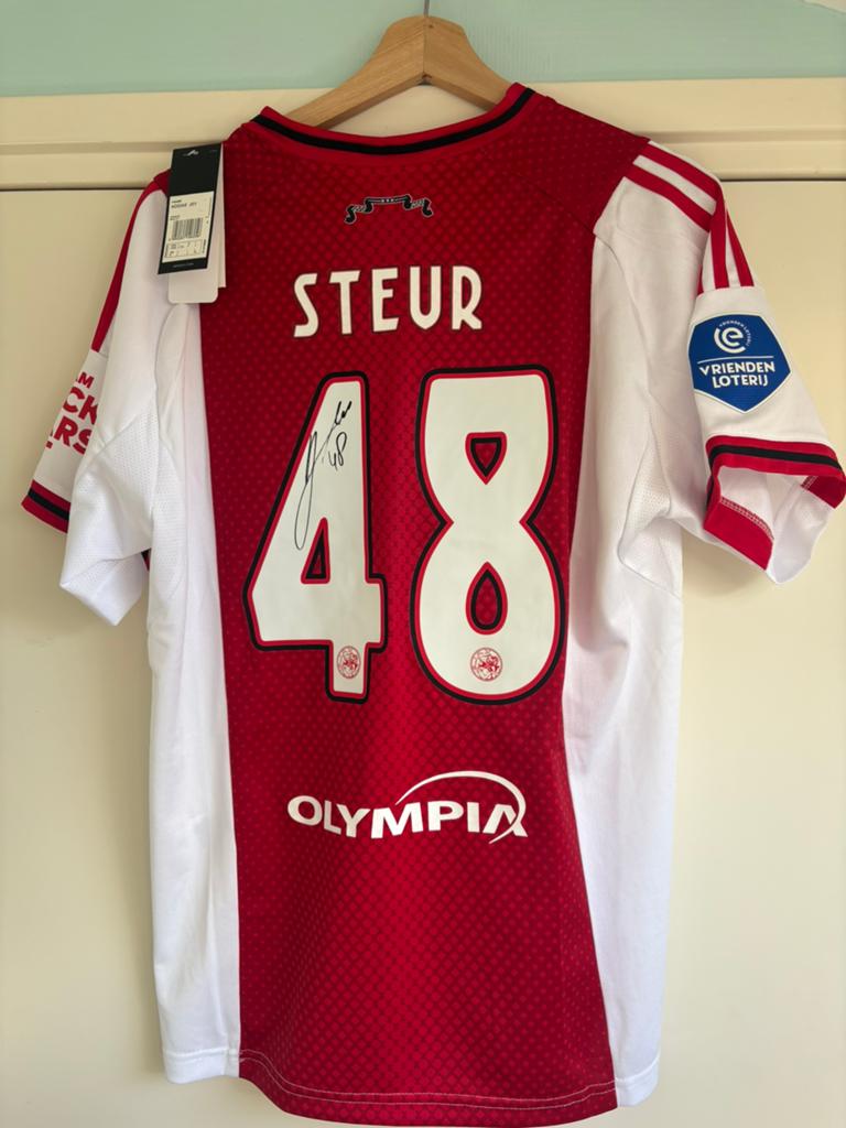 Ajax shirt gesigneerd Steur L, Ophalen of Verzenden, Shirt