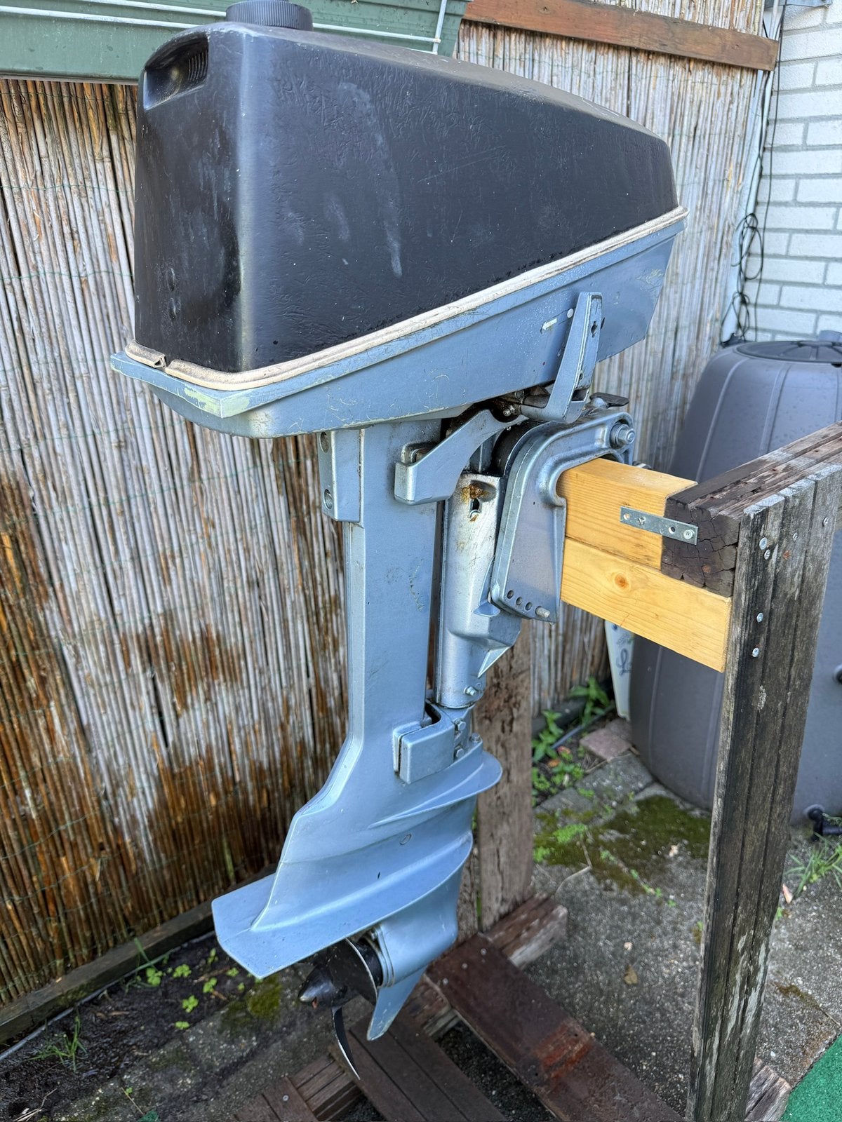 Evinrude/Johnson 5 PK kortstaart buitenboordmotor, Ophalen, 5 tot 10 pk, Zo goed als nieuw, Buitenboordmotor