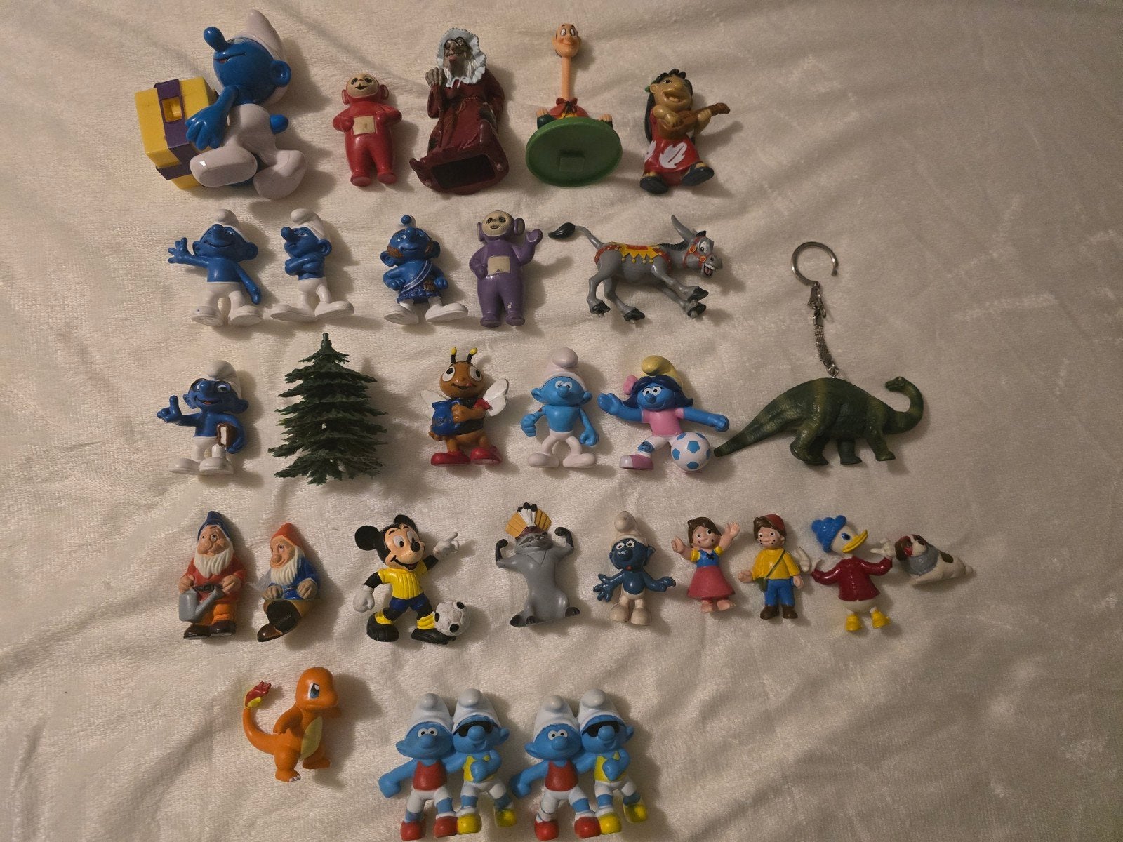 oude Disney smurfen  poppetjes, Verzamelen, Ophalen of Verzenden, Gebruikt