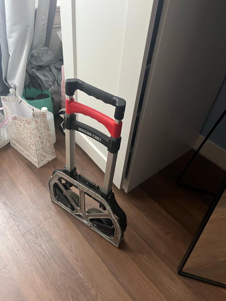 Magna Cart Inklapbare Steekwagen - 200 kg Draagvermogen, Ophalen of Verzenden, Zo goed als nieuw, Steekwagen