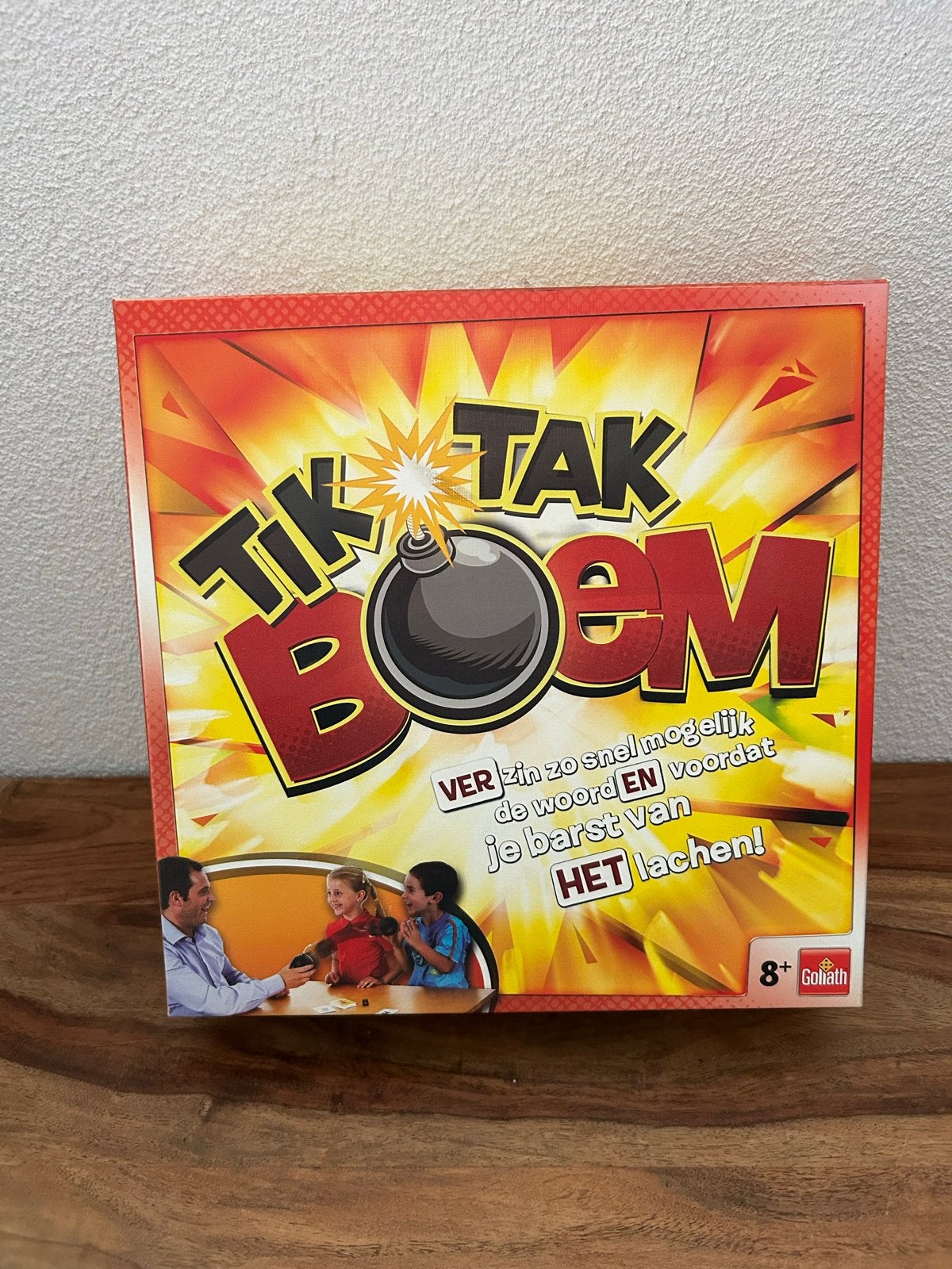 Tik Tak Boem - Het hilarische woordspel voor de hele familie, Een of twee spelers, Ophalen of Verzenden, Zo goed als nieuw