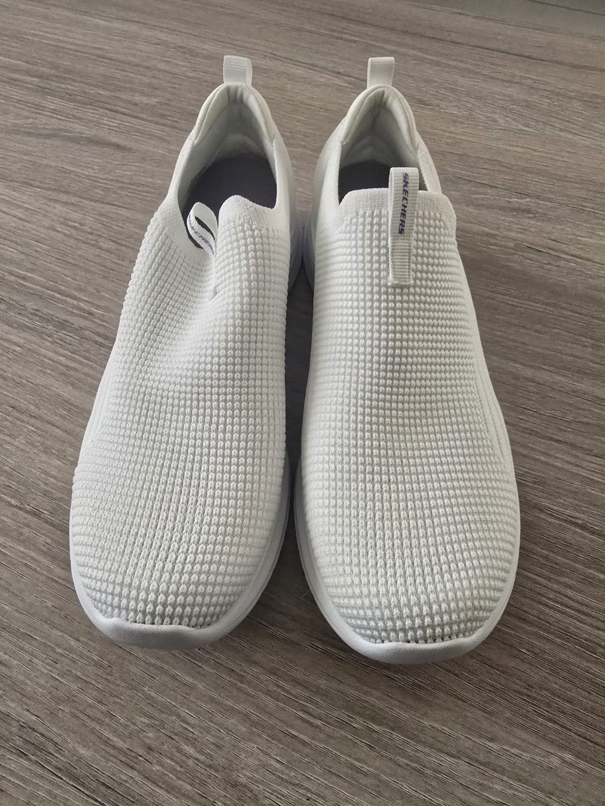 Witte Skechers instappers - Comfortabele sneakers, Ophalen, Skechers, Wit, Sneakers of Gympen