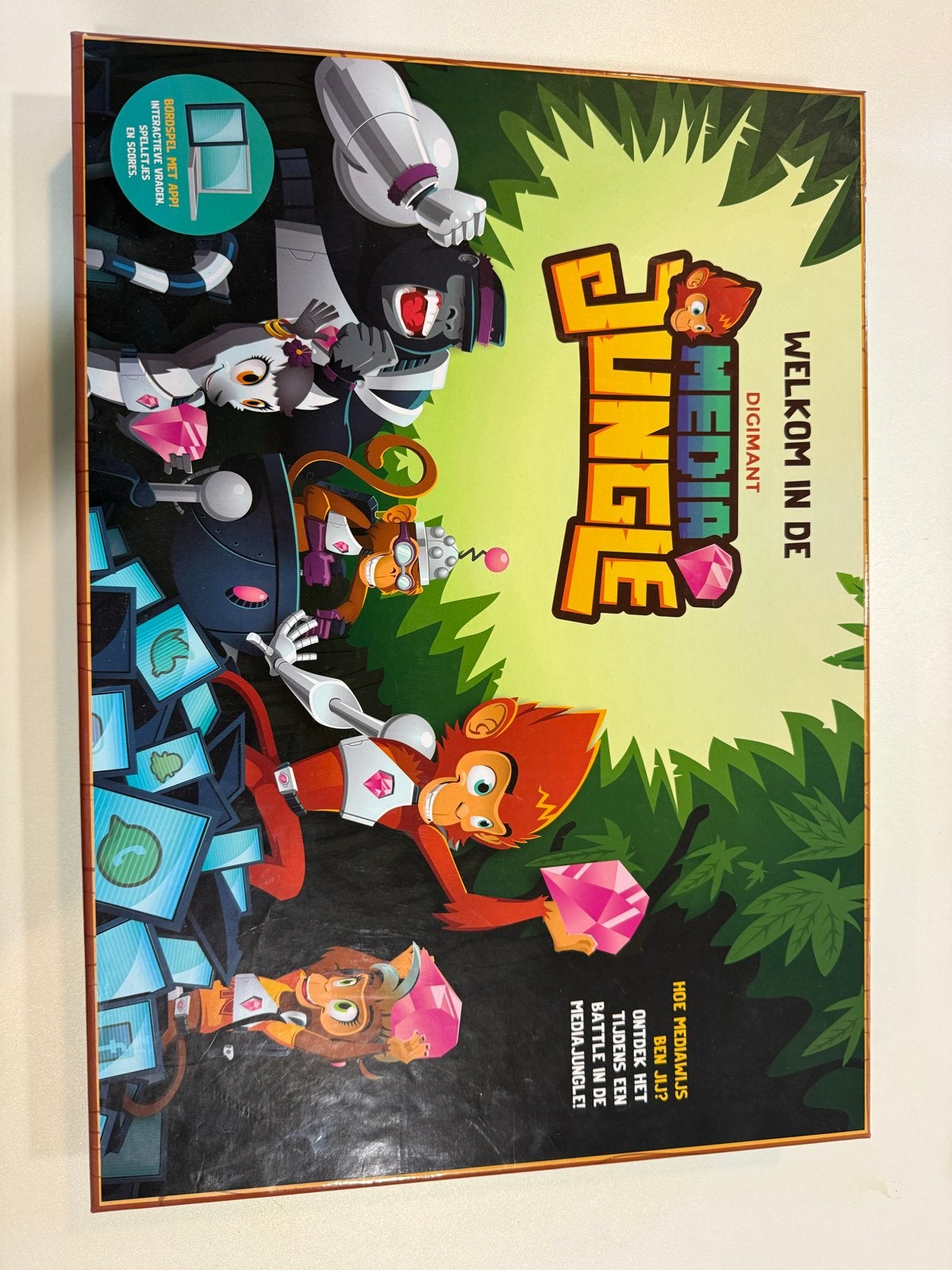 Digimant Media Jungle Bordspel - Educatief familiespel, Drie of vier spelers, Ophalen, Zo goed als nieuw