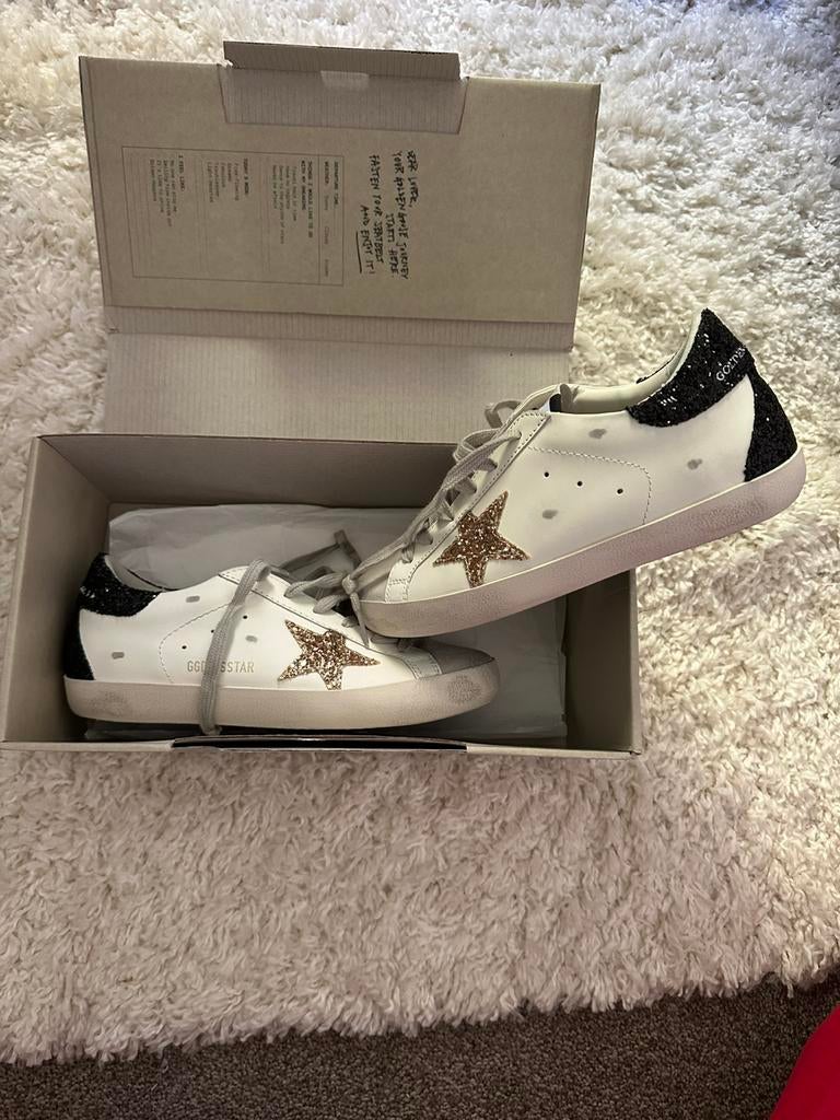 Golden goose superstar, Ophalen of Verzenden, Zo goed als nieuw, Wit, Sneakers of Gympen