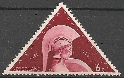 300 jaar Universiteit Utrecht No. 287 XX. ADV. no.9 N., Verzenden, T/m 1940