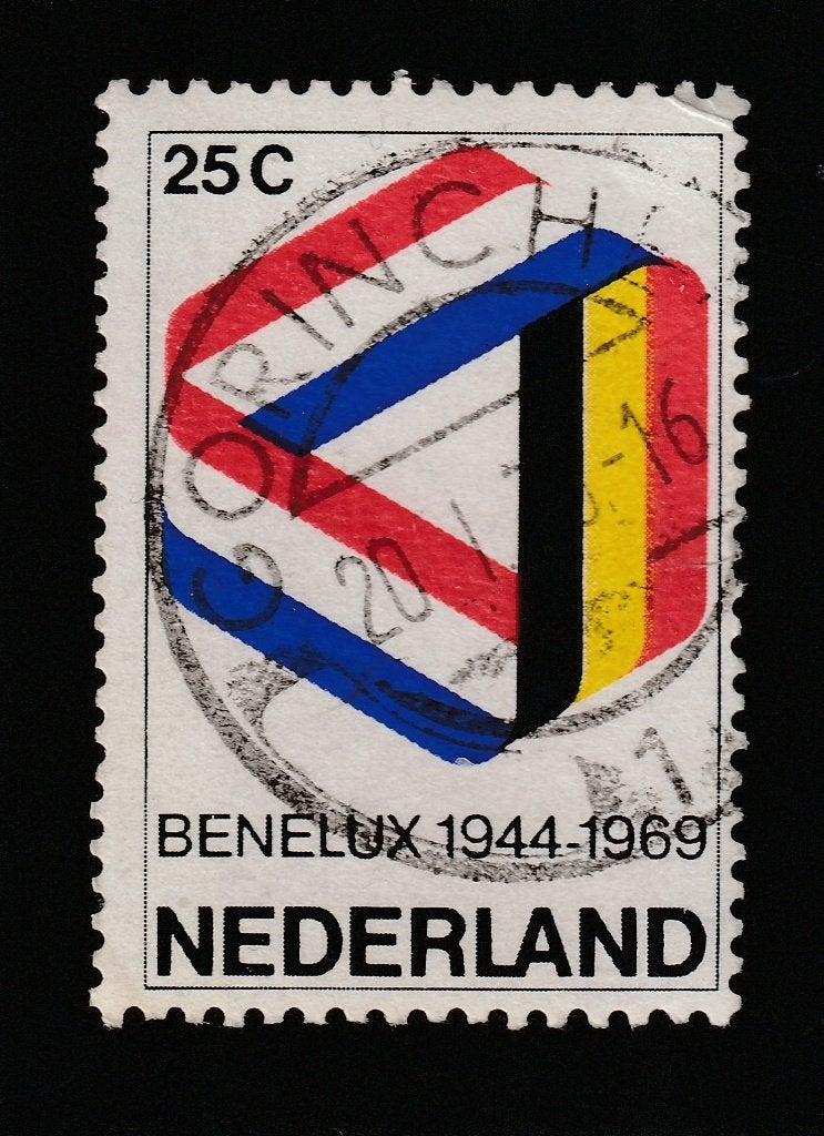 nvph 930 met openbalkstempel Gorinchem 1 (10552), Postzegels en Munten, Ophalen of Verzenden, Na 1940, Gestempeld