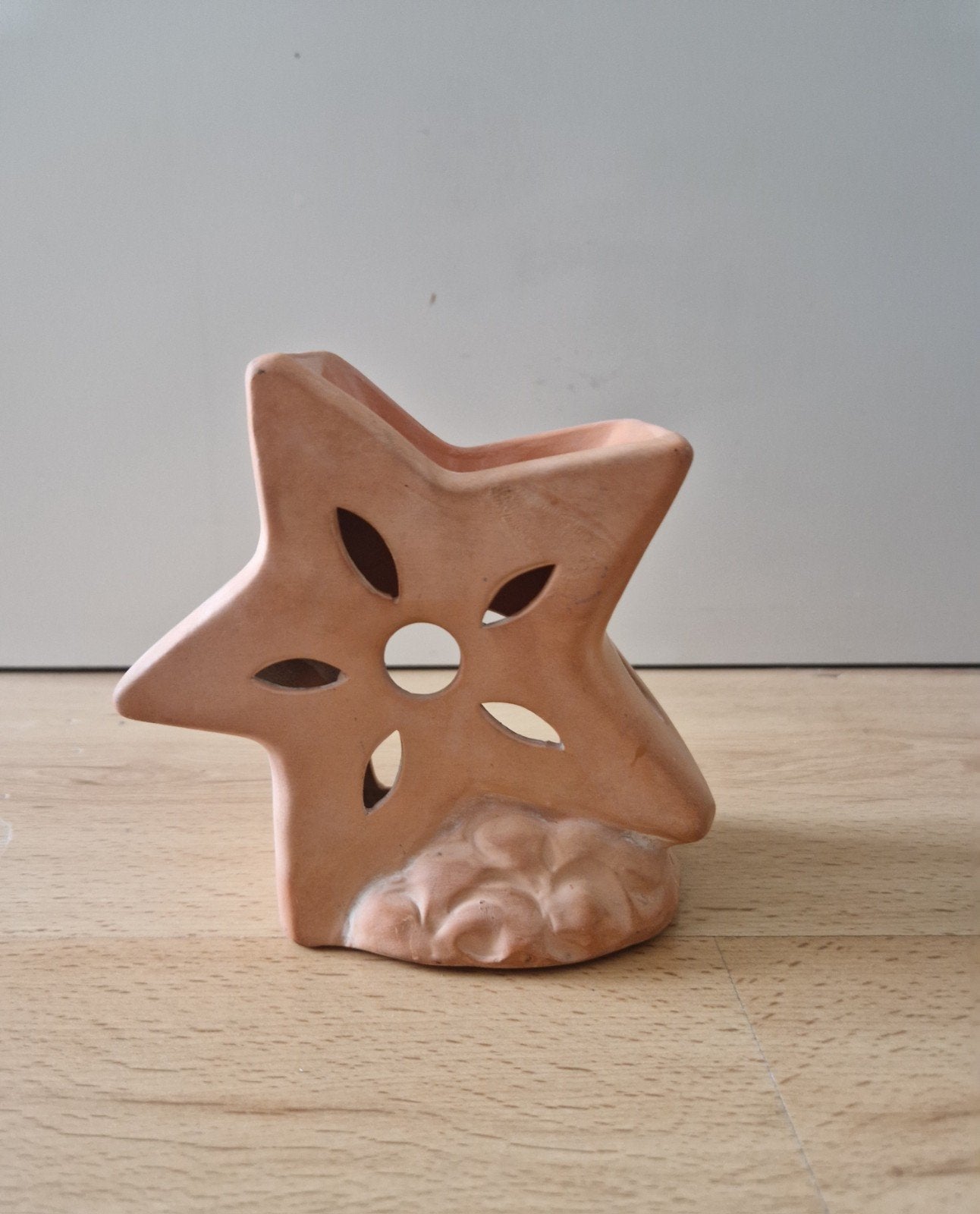vintage retro zeester ster wax geurbrander waxinelichtje, Ophalen of Verzenden