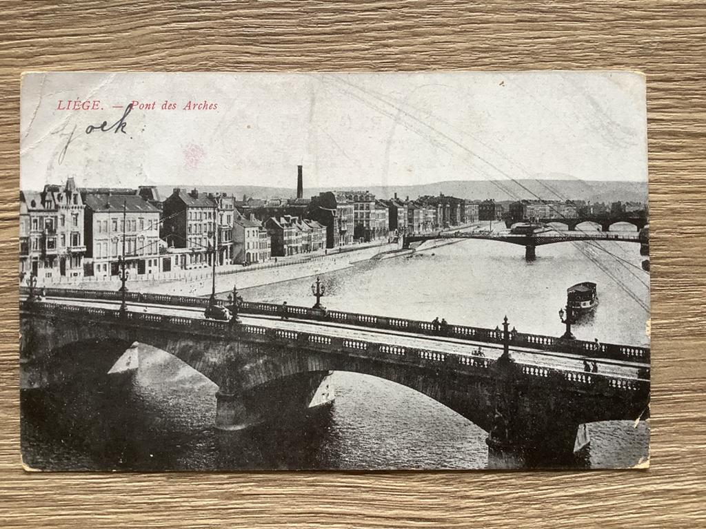 ansichtkaart Luik, Ophalen of Verzenden, Gelopen
