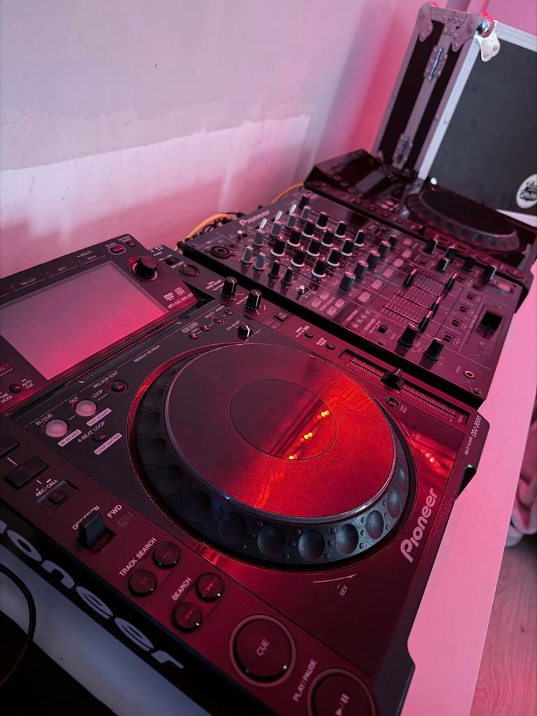 CDJ 2000s + DJM 800 Mixer, Muziek en Instrumenten, Dj-sets en Draaitafels, Ophalen, Gebruikt, Dj-set, Pioneer