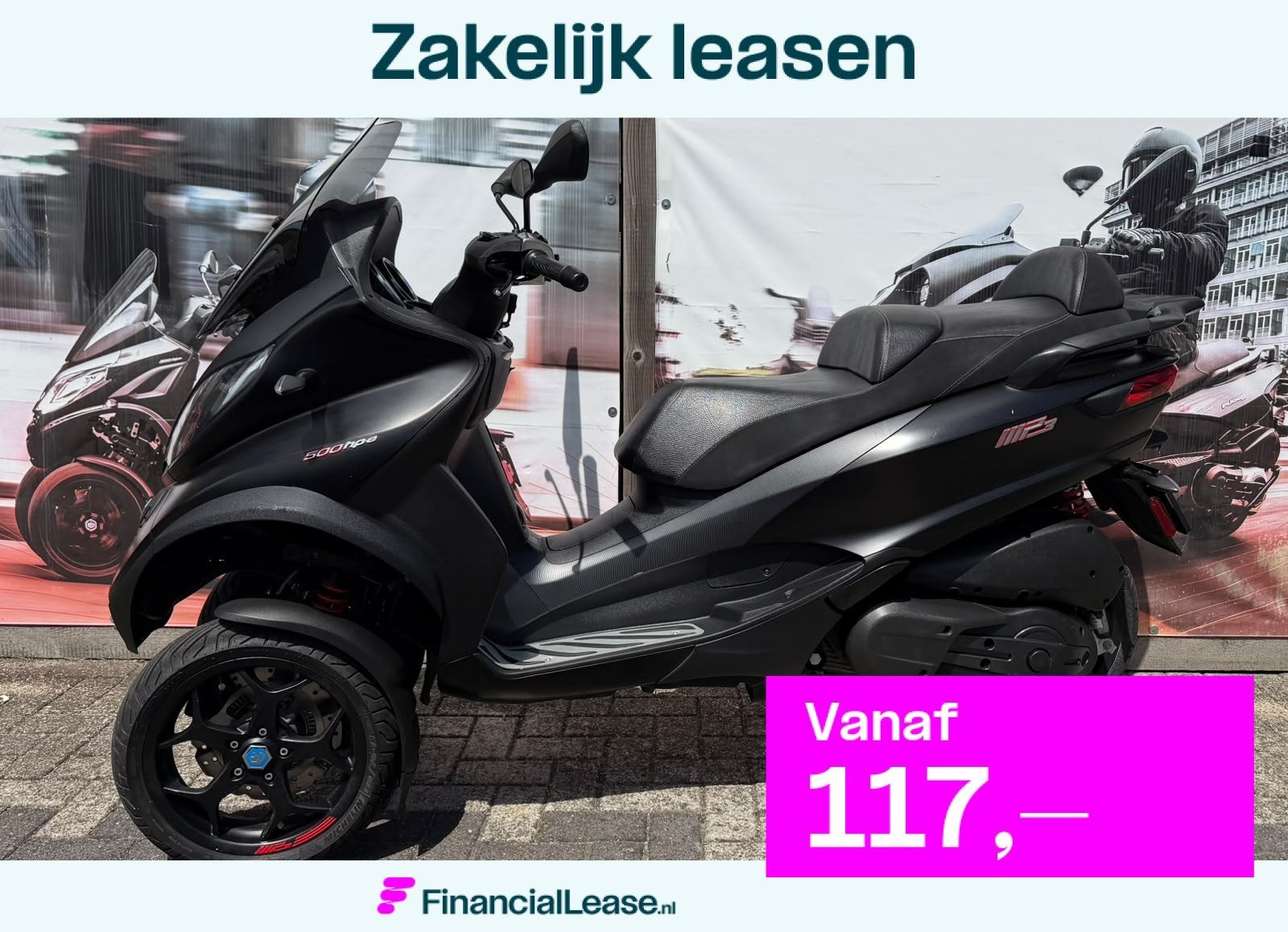 Piaggio MP3 500 HPE | 25.000 km | Handvatverwarming | Afleve, Motoren, Motoren | Piaggio, Bedrijf, Overig, 12 t/m 35 kW, ABS, LED Verlichting