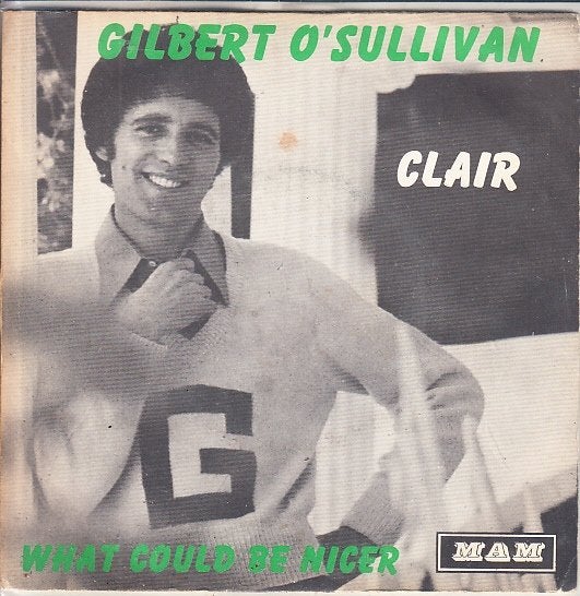 gilbert o'sullivan - clair  (1972), 7 inch, Ophalen of Verzenden, Pop, Fotohoes