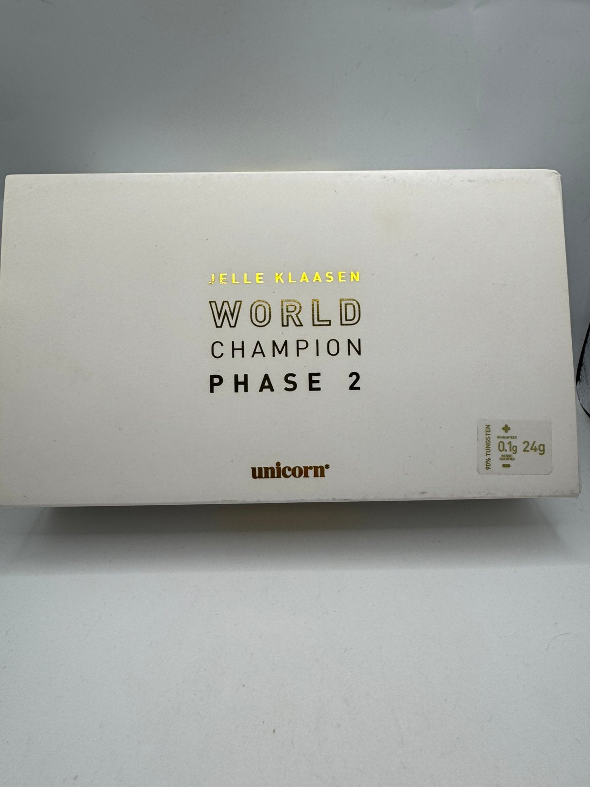 Unicorn Jelle Klaasen World Champion Phase 2 24 Gram Darts, Sport en Fitness, Darts, Ophalen of Verzenden, Zo goed als nieuw, Nvt