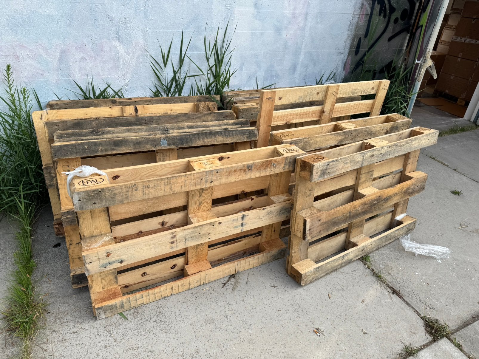 Houten Pallets, Doe-het-zelf en Verbouw, Hout en Planken, Ophalen, Minder dan 25 mm, Zo goed als nieuw, Pallet