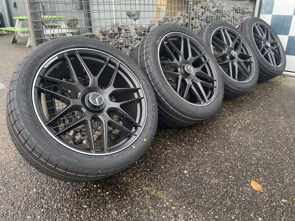 22” Mercedes AMG GLE coupe W167 velgen 5x112 + Yokohama MO, Auto-onderdelen, Banden en Velgen, Banden en Velgen, Zomerbanden, Overige maten