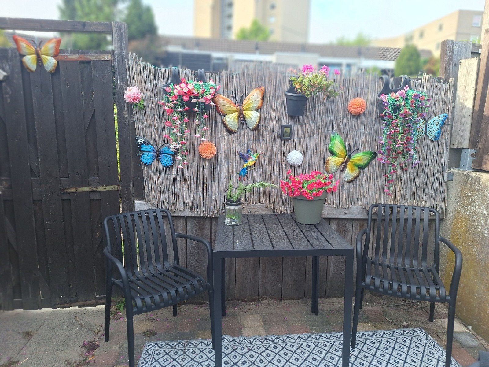 Leuk en stevig tuinsetje, zo goed als nieuw - vaste prijs, Overige materialen, Zo goed als nieuw, Tuinset, Eettafel