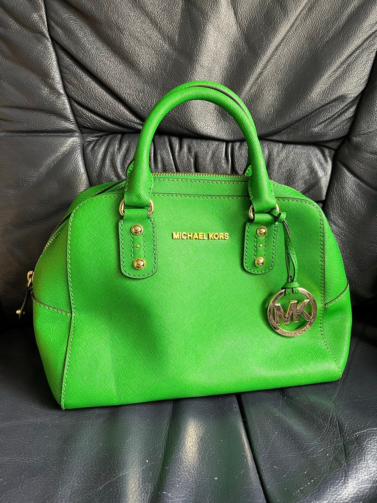 Michael Kors handtas - Felgroen, Ophalen of Verzenden, Zo goed als nieuw, Groen, Handtas