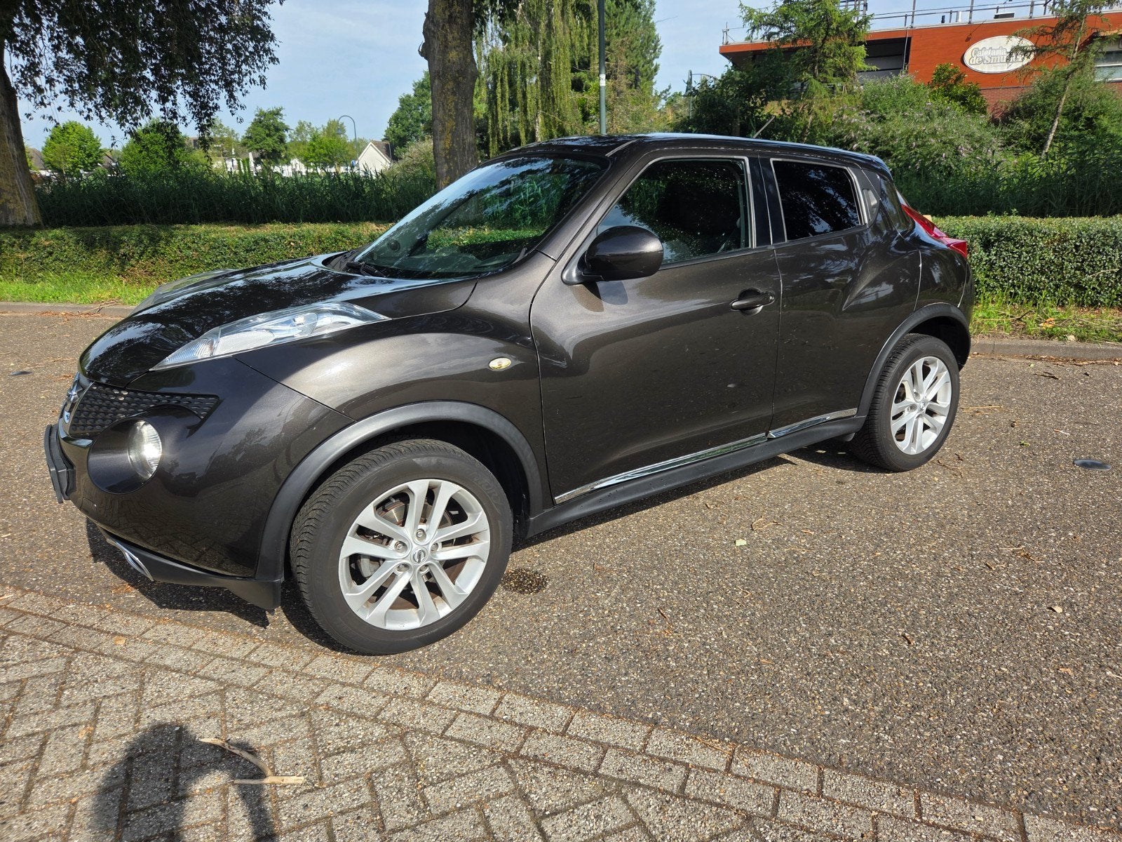 “Nissan Juke 1.6  134.000 km Nette staat  APK 2027, Auto's, Nissan, Stof, 1250 kg, Zwart, 4 cilinders