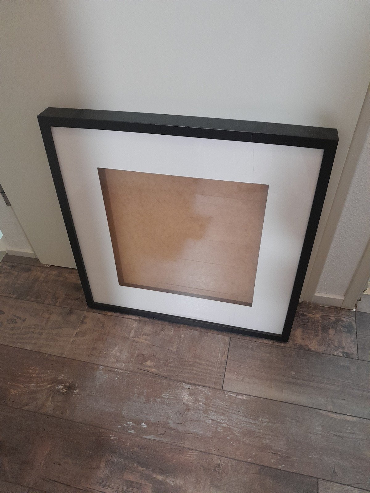 IKEA RIBBA Fotolijst Zwart met Passe-partout, Ophalen, Gebruikt, Hout