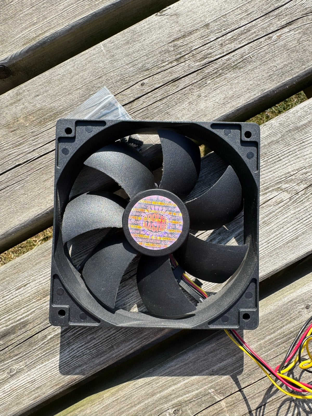 Coolermaster fan - Goede staat, inclusief schroefjes, Computers en Software, Computerkoelers, Ophalen of Verzenden, Gebruikt, Luchtkoeling
